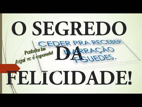 ESSA MENSAGEM É PRA IMPACTAR VIDAS!!! = CEDER PRA RECEBER = (MAIS UMA MENSAGEM NARRADA POR FGUEDES!!