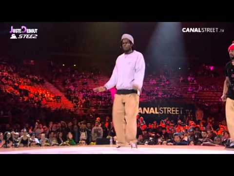 Juste Debout Steez 2012 - Finale Popping - Popping J & Crazy Kyo vs Monsta Pop & Venom