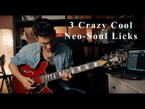 3 typical neo-soul licks for soloing | guitar lesson