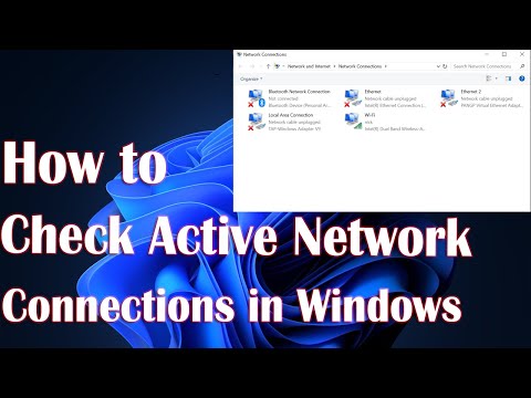 How to Check Active Network Connections in Windows