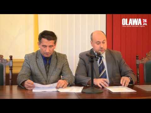 Konferencja zarządu MKS Oława w sprawie odwołanego meczu [3.06.2013 Oława]