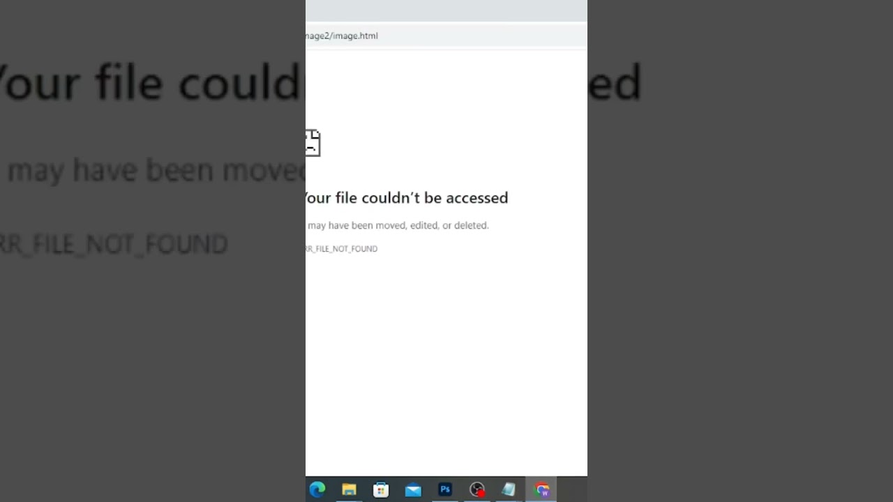 Removing error in linking pages in HTML CSS | #htmlcss #image #error #linking  #webpages #web