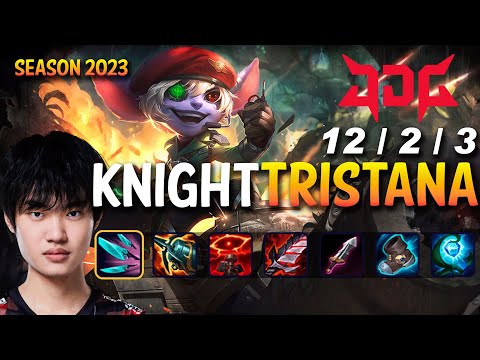 JDG Knight TRISTANA vs CASSIOPEIA Mid - Patch 13.18 KR Ranked