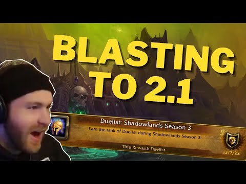 BLASTING TO 2.1! Elemental Shaman PvP 2v2 Arena 9.2.5