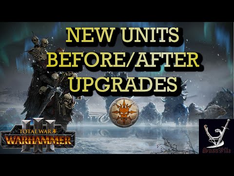 New Norsca units before/after upgrades 7.0 patch