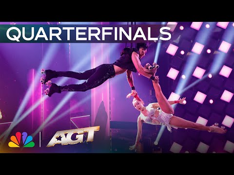 Jacqueline & Wagner Shock EVERYONE With Unbelievable Hair-Hanging Aerial | AGT 2025