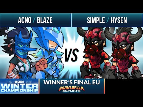 Acno & Blaze vs Simple & Hysen - Winner's Final - Winter Championship 2021- EU 2v2