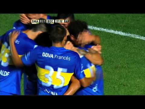 Gol de Tevez. San Martín SJ 0 - Boca 1. Fecha 3. Primera División 2015.