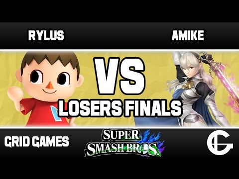 Rylus (Villager/Metaknight/Olimar) VS Amike (Corrin) | Grid WiiU BiWeekly 11 | Losers Finals