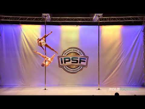 Doubles Suzy Niamut & Dieuwke Hupkes of the Netherlands - IPSF World Pole Sports Championships 2018