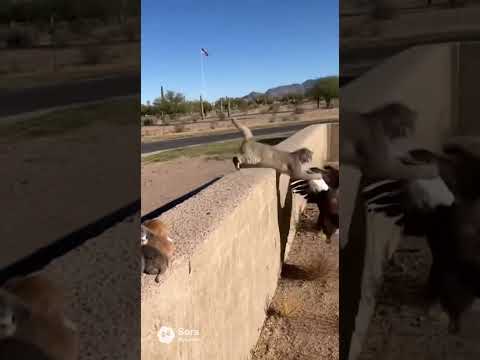 Maa Bilal Ki Himmat Sima Se Aage  🦅🐈 Mother Cat's Courage Knows No Bounds