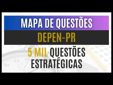 Concurso DEPEN-PR 2024 - Plataforma com 5 mil QUESTÕES para Policial Penal