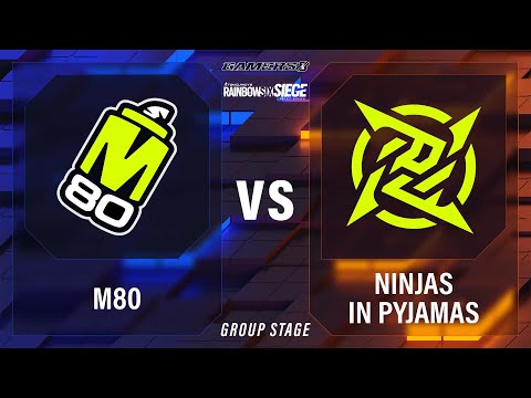 M80 vs Ninjas in Pyjamas // Rainbow Six: Siege at Gamers8 // Day 1