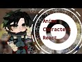 Anime Characters React To Each Other Izuku Midoriya Pt 1