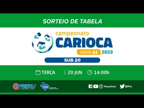 Sorteio de Tabela  - Carioca Série  A2 Sub 20