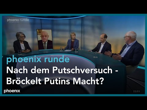 phoenix runde: Nach dem Putschversuch - Bröckelt Putins Macht?