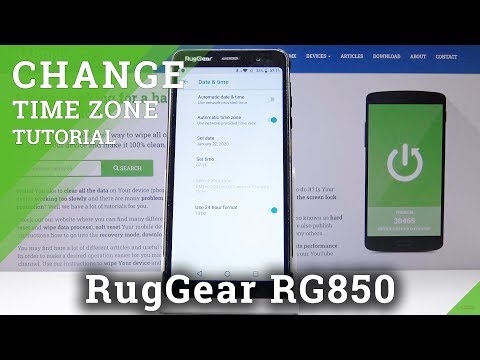 How to Change Date & Time in RUGGEAR RG850 – Set Up Time