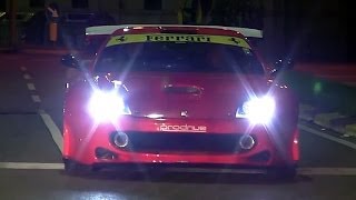 preview picture of video 'Ferrari Tribute to 1000 Miglia 2012 - Ferrara, night stage, full version'