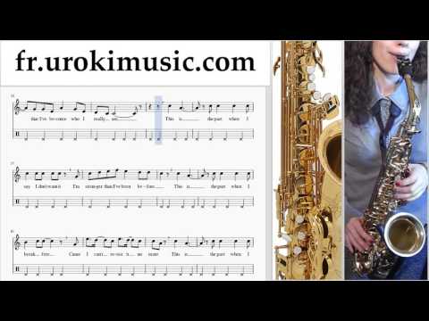 Cours de Saxophone (Ténor) Ariana Grande - Break Free Partie#2 um-829