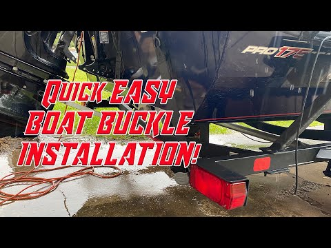 FAST AND EASY BOAT BUCKLE INSTALLATION