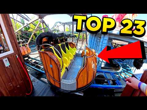 TOP 23 FASTEST ROLLER COASTERS IN POLAND | 2025 EPIC SMOOTH POV RIDES