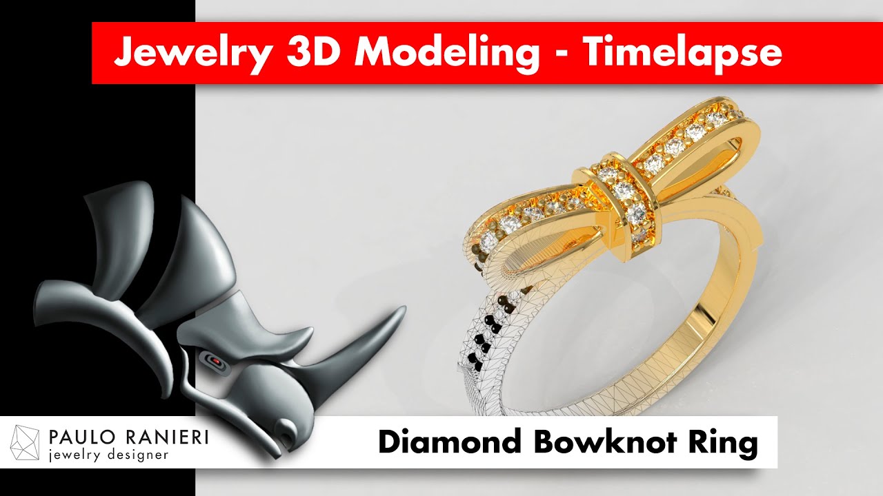 Diamanten strikring 3D printmodel