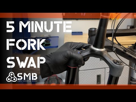 How to Change Mountain Bike Forks | Silent Shop