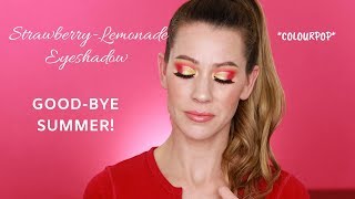 Eyeshadow Tutorial | Colourpop's Strawberry Shake & Uh-Huh Honey Palettes