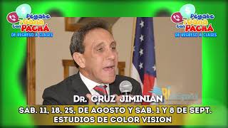 SAB. 11,18,25, DE AGOSTO Y SAB. 1 Y 8 DE SEPT. ESTUDIOS DE COLOR VISIÓN, PÉGATE Y GANA CON EL PACHA