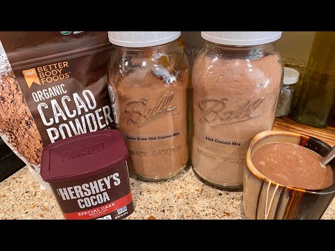 Homemade HOT COCOA Mix Recipe | Dairy-Free & Regular | EASY and DELICIOUS