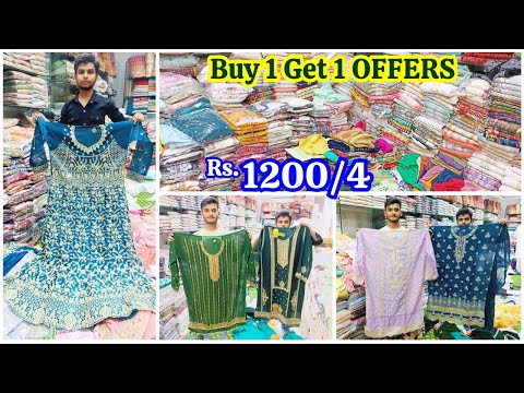 Buy 4 Suits ₹ 1200 offer Pakistani bridal Dresses Hyderabad wedding Dhamaka Sale