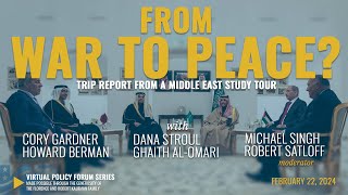 From War to Peace? Trip Report from a Middle East Study Tour