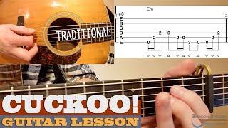 “Cuckoo” | Intermediate Bluegrass Guitar Lesson with TAB