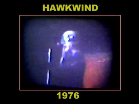Hawkwind live 1976- Rare 8mm footage with sound PART ONE