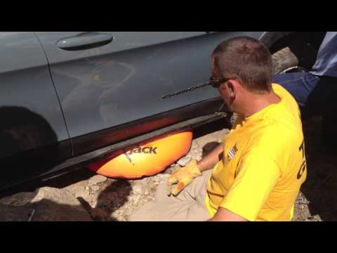 ARB Orange Bushranger X-Jack Kit in Use on Rubicon Trail