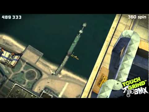 【Touchgrind BMX】Get at least 100,000 points in a single jump [Skyline]