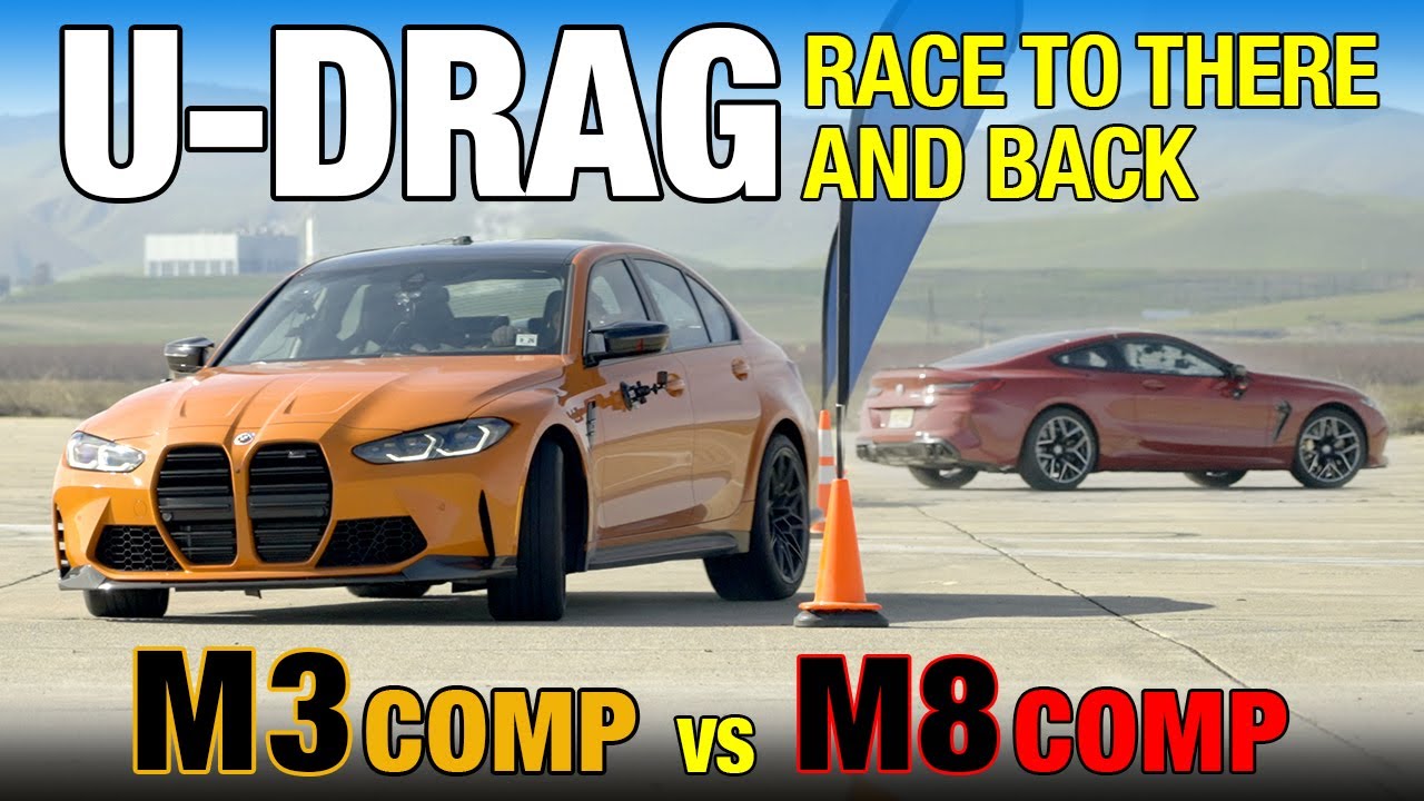 yluLnd8_RS4 - U-DRAG RACE: BMW M3 Competition vs. BMW M8 Competition! | Quarter Mile, Handling & More!