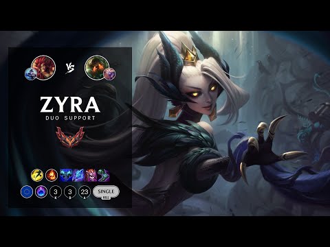 Zyra Support vs Nautilus - EUW Grandmaster Patch 12.6