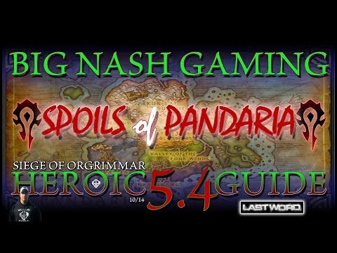 Heroic Spoils of Pandaria Raid Guide