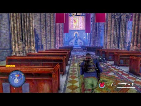 Sniper Elite 5 | Search the Abbey | Eavesdrop the kroken meeting | Mission 3 Spy Academy