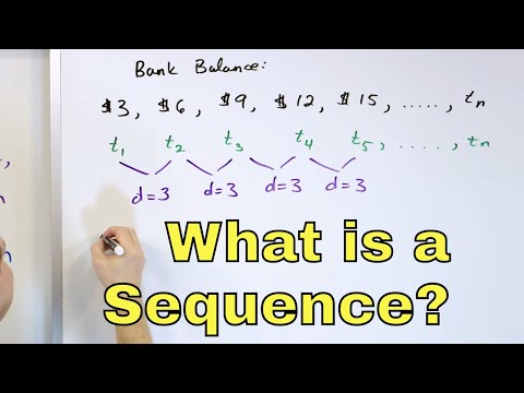 01 - Intro to Sequences (Arithmetic Sequence & Geometric Sequence) - Part 1