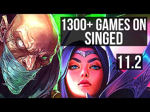 SINGED vs IRELIA (TOP) | Rank 3 Singed, 1300+ games, 8/3/14, 800K mastery | EUW Master | v11.2