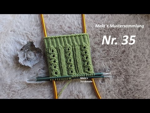 Sock pattern no. 35 - knitting in the round / coffee beans / knitting sock pattern