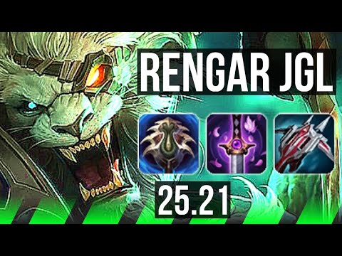 RENGAR vs KAYN (JGL) | 53k DMG, 23/3/9, Legendary | EUW Master | 25.21