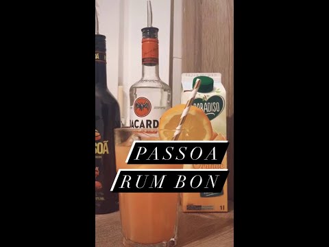 Passoa Rum Bon cocktail
