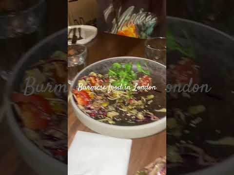 📍 ラーペット・ショーディッチ#ビルマ料理#レストラン#旅行#カップル#タイvlog