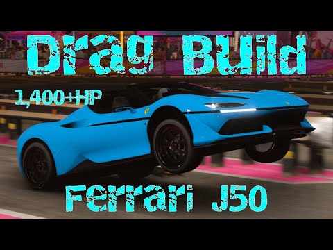 Ferrari J50 Drag Build (RWD)/ Forza Horizon 5