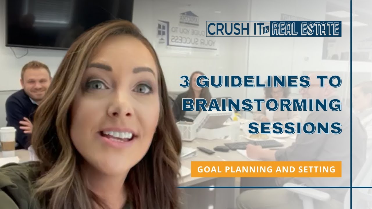 3 Guidelines to Brainstorming Sessions