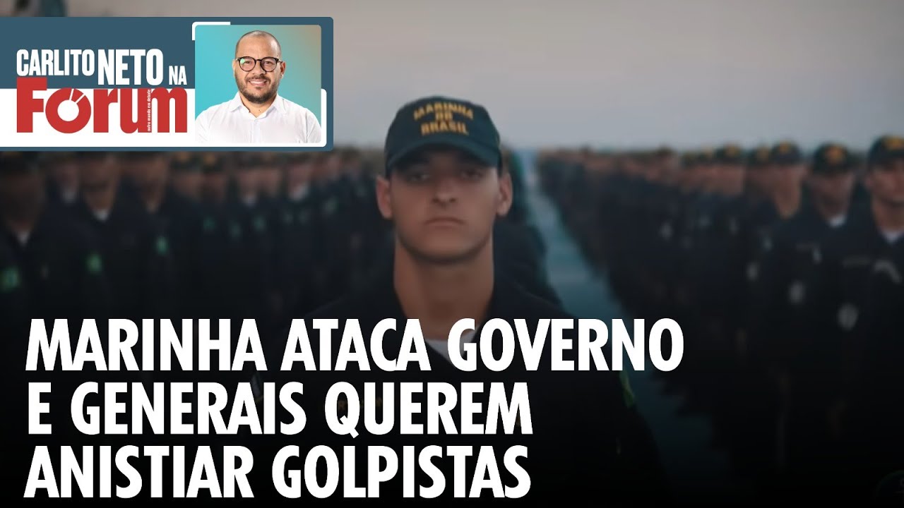 MARINHA ATACA GOVERNO E GENERAIS TERIAM PEDIDO A LULA PARA ANISTIAR GOLPISTAS