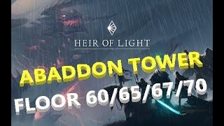 BARCODE - HEIR OF LIGHT - ABADDON 60/65/70 AND SUMMONS